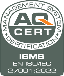 Certificazione ISO/IEC 27001:2022 rilasciata da AQ Cert