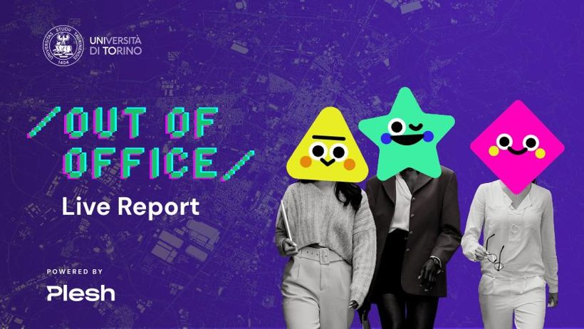 Copertina del live report Out of Office dell'Università di Torino
